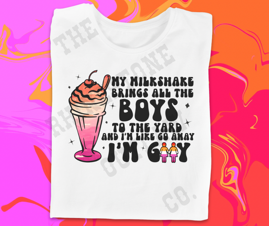 My Milkshake Gay Pride t-shirt