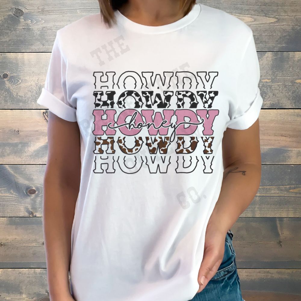 Valentines Howdy Honey tee