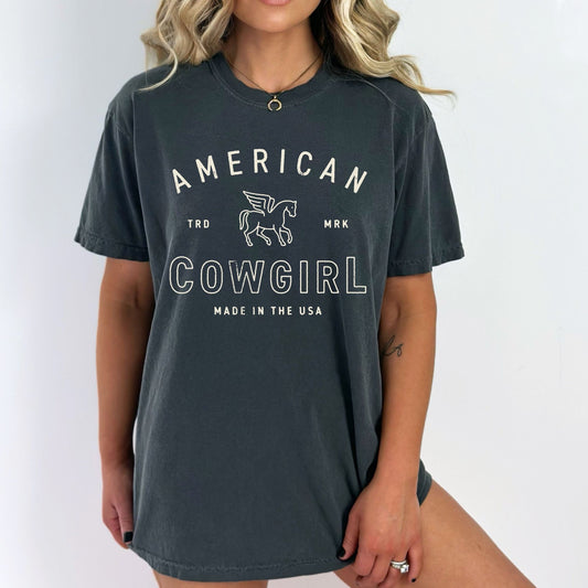 American Cowgirl Comfort Colors Tee