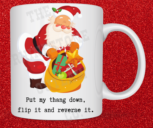 2000’s hip hop Christmas mug